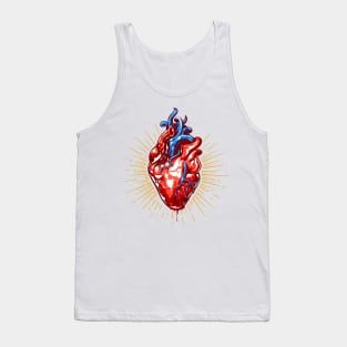 Heart Anatomy Tank Top